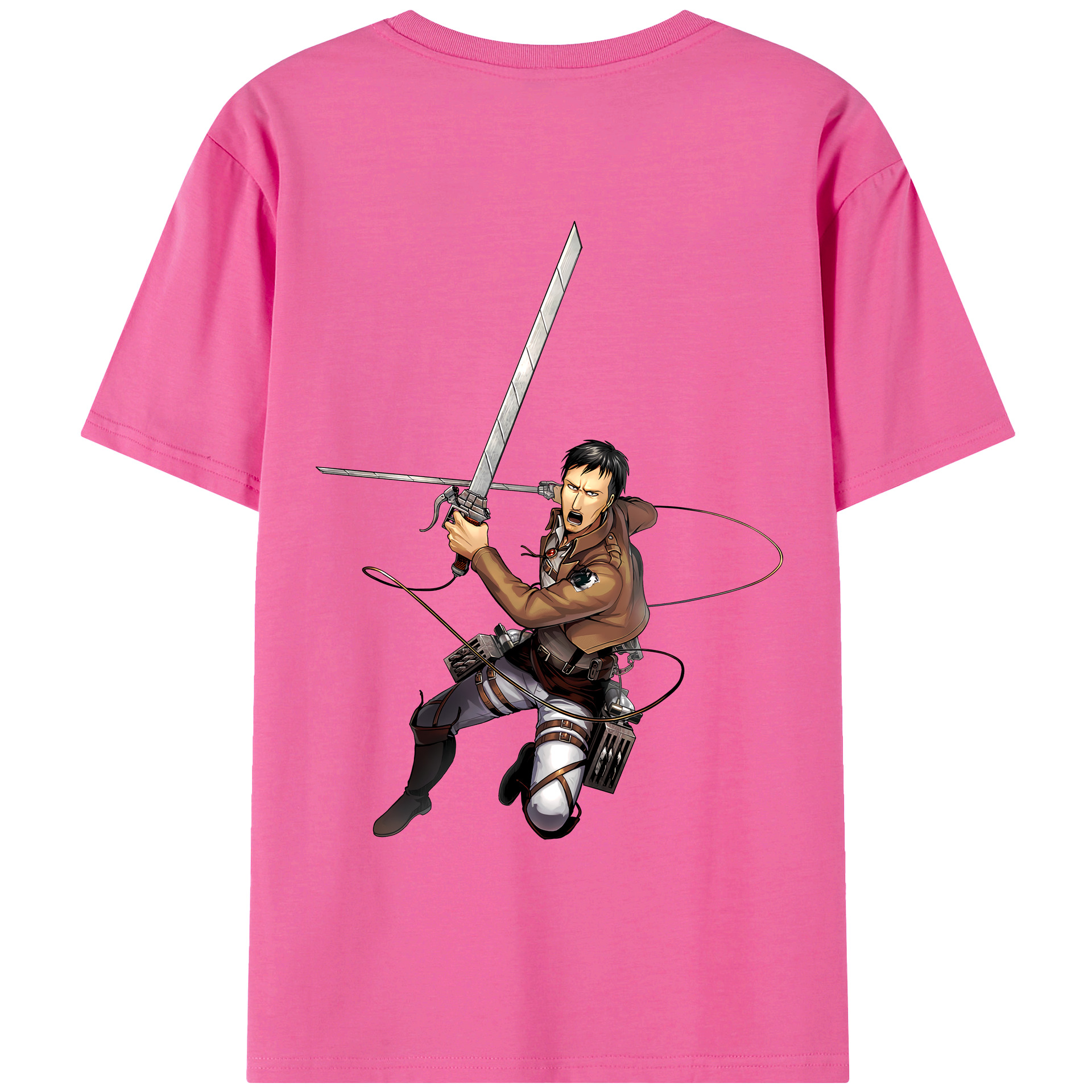 （画像用） 進撃の巨人 Attack on Titan レディース半袖Tシャツ(バックプリント)